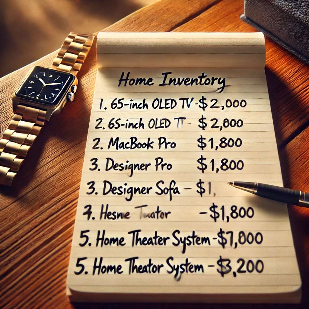 Create an Accurate Home Inventory List - Step by Step Guide - for ...