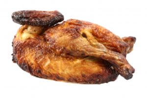 Daddy's piece of chicken